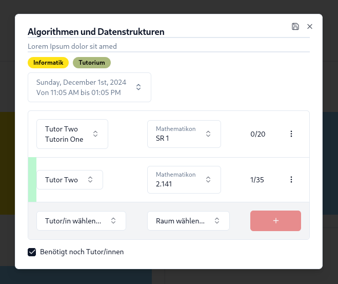 Event bearbeiten