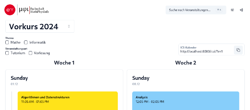 Featured image of post pepp - Praktische Ersti-Programmplanung