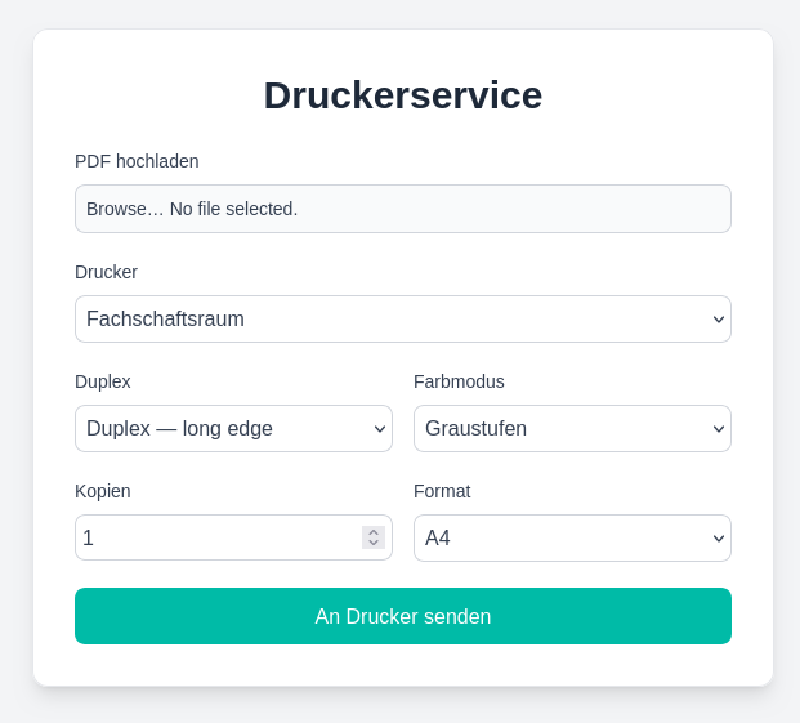 Featured image of post Teas: Ein simples Frontend zu CUPS
